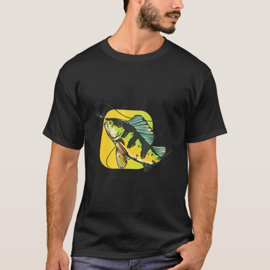 Barschfischen T-Shirt (Vorderseite)