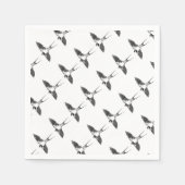 Barschlucken Serviette (Vorderseite)