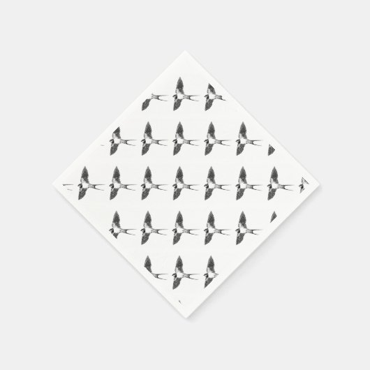 Barschlucken Serviette (Ecke)