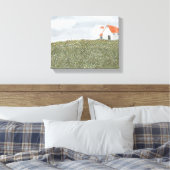 Barschscape-Kunst Leinwanddruck (Insitu (Schlafzimmer))
