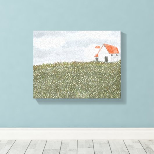 Barschscape-Kunst Leinwanddruck (Insitu (Holzboden))