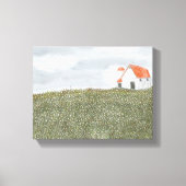 Barschscape-Kunst Leinwanddruck (Vorderseite)