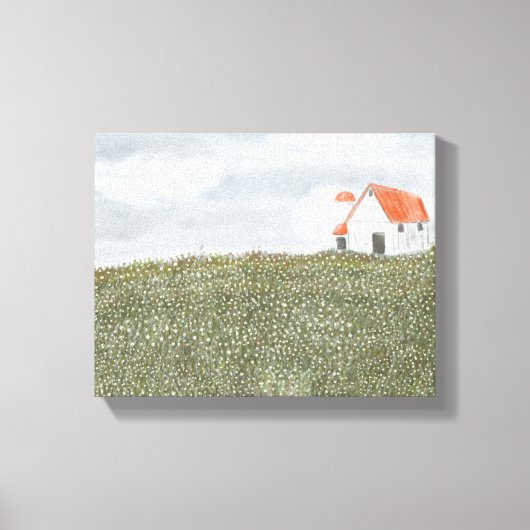 Barschscape-Kunst Leinwanddruck (Vorderseite)