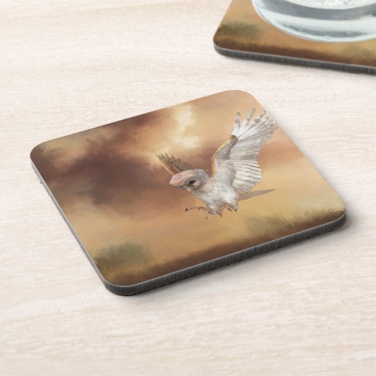 Barschschale im Flug Untersetzer (Linke Seite)