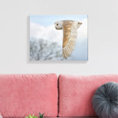 Barschüssel in Flight Wrapped Canvas Print Leinwanddruck (Insitu (Wohnzimmer))