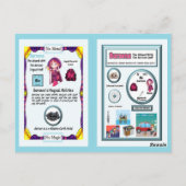 Barsena Wizard - Barium Element Postkarte (Rückseite)