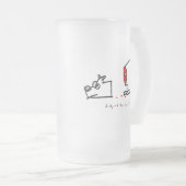 BärSlayer Mattglas Bierglas (VorderseiteRechts)