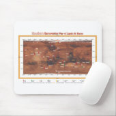 Barsoomian Karte der Länder und der Rennen Mousepad (Mit Mouse)