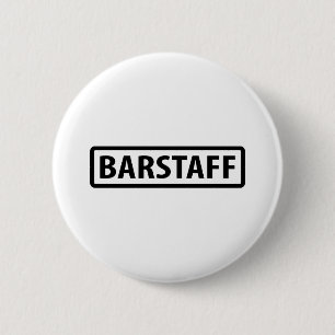 barstaff Kellnerikone Button