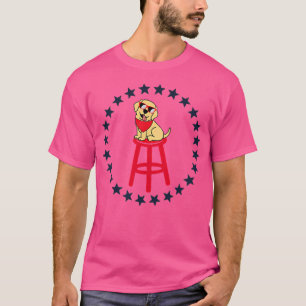 Barstool Hunde Lustiges Hund-Sport-Shirt Wortspiel T-Shirt