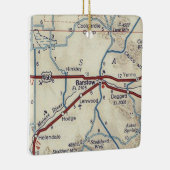 Barstow CA Vintage Karte Keramikornament (Rechts)
