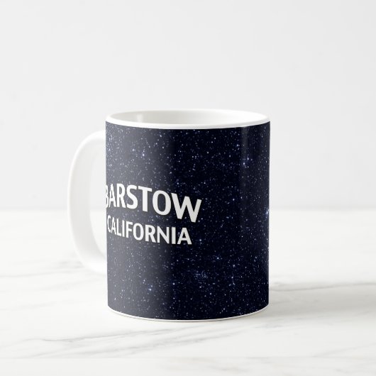 Barstow Kalifornien Kaffeetasse (Vorderseite Links)