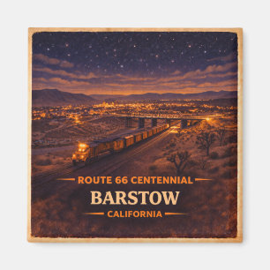 Barstow Kalifornien Wüsten-Zug Sternennacht Magnet