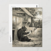 Bart - Bär, Hund und Donkey Postkarte (Vorne/Hinten)