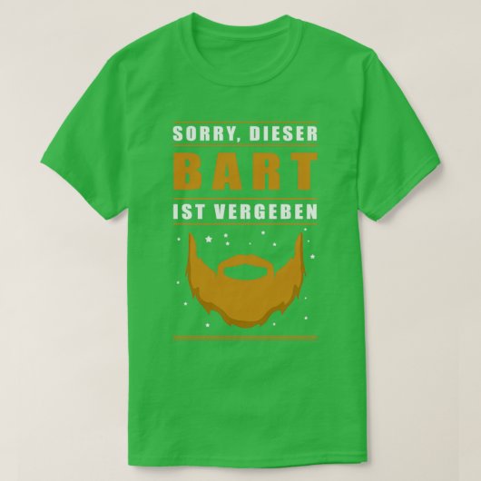 Bart Bearded Gift T-Shirt (Design vorne)