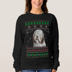 Bart Collie Hund Lover Ugly Christmas Sweater Sweatshirt