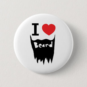 Bart der Liebe I Button