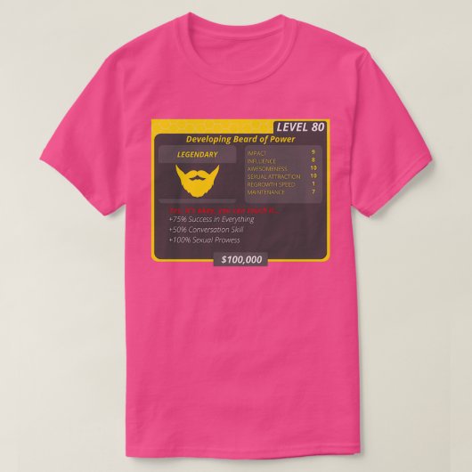Bart des Powers Classic TShirt (Design vorne)