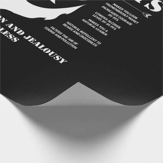 Bart-Fakten Geschenkpapier (Ecke)