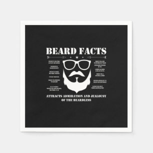 Bart-Fakten Serviette