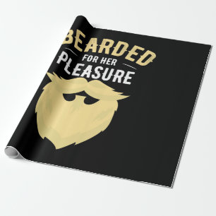 Bart für ihr Vergnügen Geschenkpapier