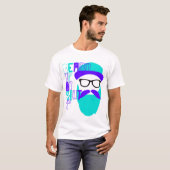 Bart hoch oder geschlossen T-Shirt (Vorne ganz)
