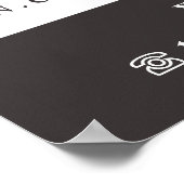 Bart-Logo, Herren-Friseur-Preisliste Poster (Ecke)