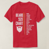 Bart Measurement Chart Gift Bart Länge Funny Gr T-Shirt (Design vorne)