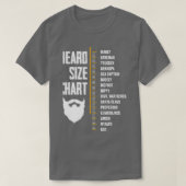 Bart Measurement Chart Gift Bart Länge Funny Gr T-Shirt (Design vorne)