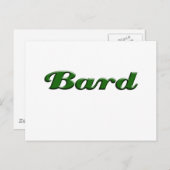 Bart Postkarte (Vorne/Hinten)