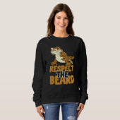 Bart Respekt vor der Bart Dragon Lizard Sweatshirt (Vorne ganz)