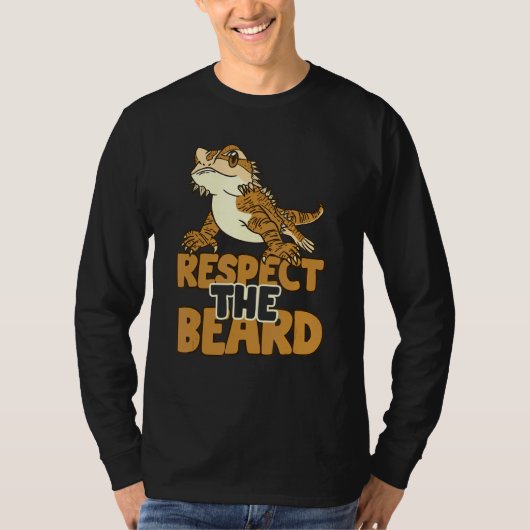 Bart Respekt vor der Bart Dragon Lizard T-Shirt (Vorderseite)