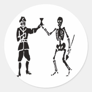 Bart Roberts-Schwarz Runder Aufkleber