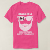 Bart Rule 40 Beards Donx27t Conceal Identity T-Shirt (Design vorne)