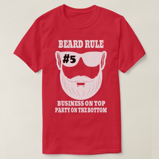 Bart Rule 5 - Business am oberen Party am unteren T-Shirt (Design vorne)