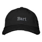 "Bart" Sein Name Bestickt, Bestickte Baseballkappe (Vorderseite)