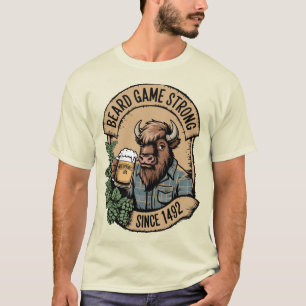 Bart-Spiel Stark Wilderness Bison IPA Design T-Shirt