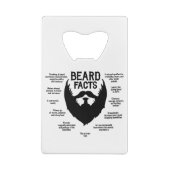 Bart-Tatsachen (Schwarzes) Geldbeutel Flaschenöffner (Rückseite)