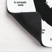 Bart-Tatsachen (Schwarzes) Mousepad (Ecke)