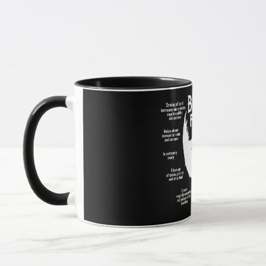 Bart-Tatsachen (weiß) Tasse (Links)