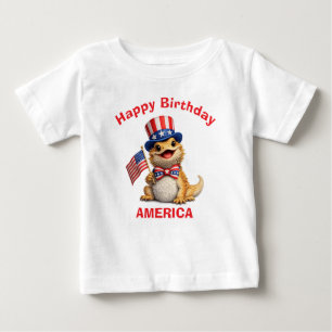 Bartagame (3a) Patriotisches Kinder T-Shirt