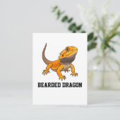 Bartagame Anpassbar Personalisierbar Postkarte (Stehend Vorderseite)
