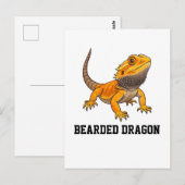 Bartagame Anpassbar Personalisierbar Postkarte (Vorne/Hinten)