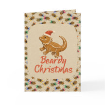 Bartagame „Beardy Weihnachten“