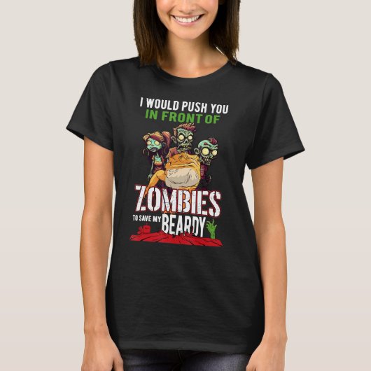 Bartagame Funny Pogona Lover T-Shirt (Vorderseite)