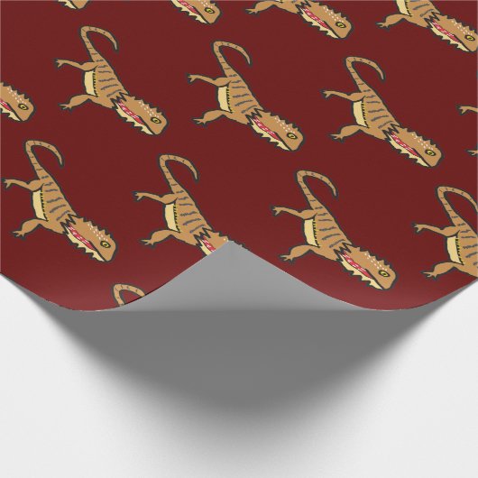 Bartagame Geschenkpapier (Ecke)