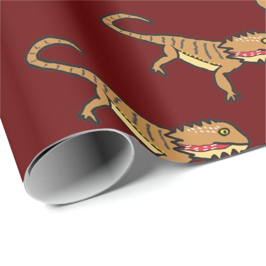 Bartagame Geschenkpapier (Rolleneckpunkt)