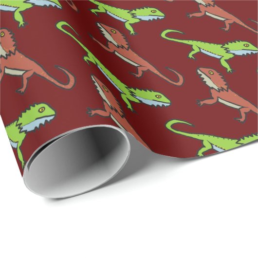 Bartagame Geschenkpapier (Rolleneckpunkt)