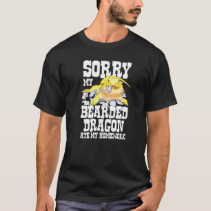 Bartagame Inspirierter Hat Meine Hausaufgaben Verw T-Shirt