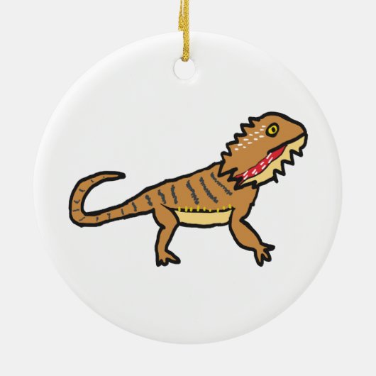 Bartagame Keramik Ornament (Hinten)